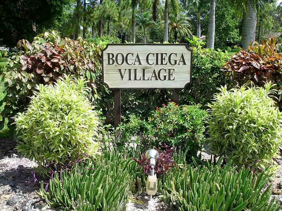 Boca Ciega Village Signage